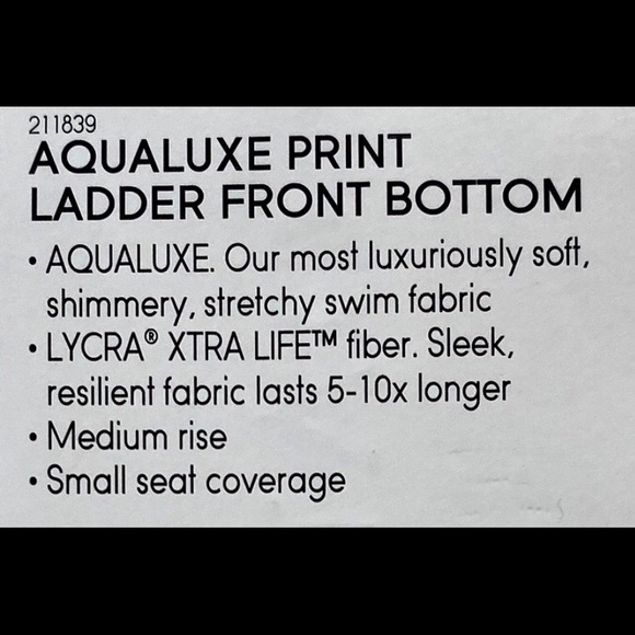 Athleta Aqualuxe Swim Suit Bottoms-Women XL - Picture 6 of 7